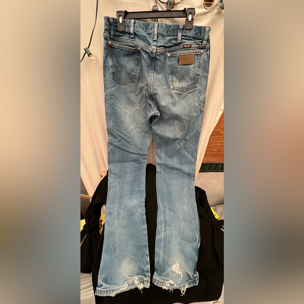 Vintage Distressed 1980s Wranglers 36 X 36 - image 3
